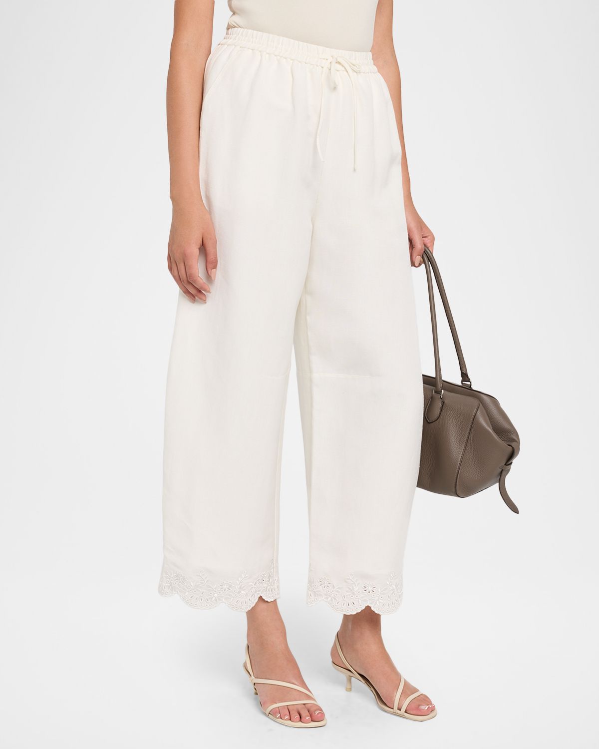 SIMKHAI Ellison Embroidered Drawstring Pants | Thumbnail 4 SIMKHAI Ellison Embroidered Drawstring Pants | Thumbnail 4