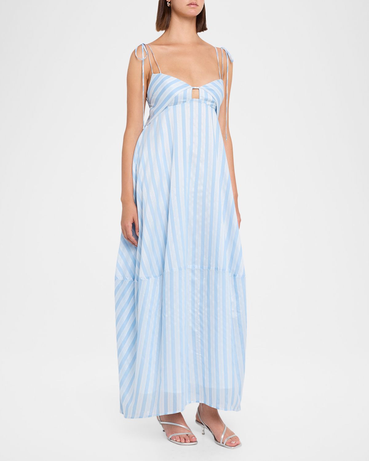 SIMKHAI Melly Striped Yarn-Dye Maxi Dress | Thumbnail 4 SIMKHAI Melly Striped Yarn-Dye Maxi Dress | Thumbnail 4