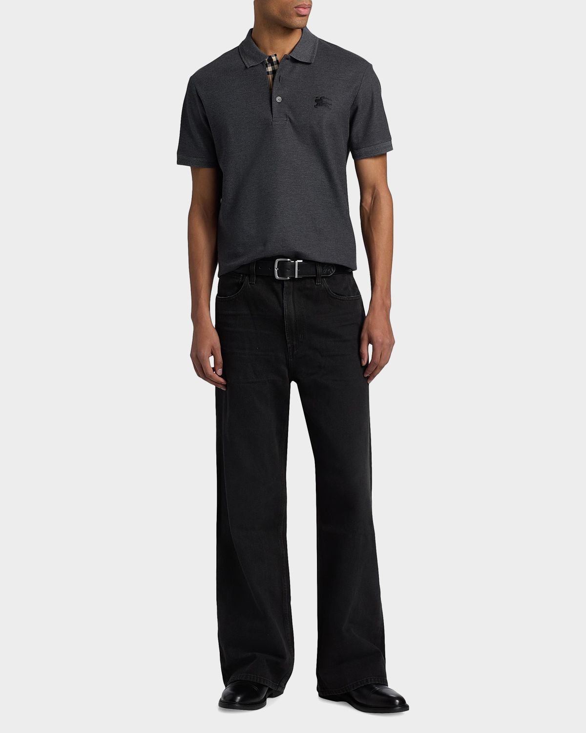 Burberry Eddie EKD Cotton Polo Shirt