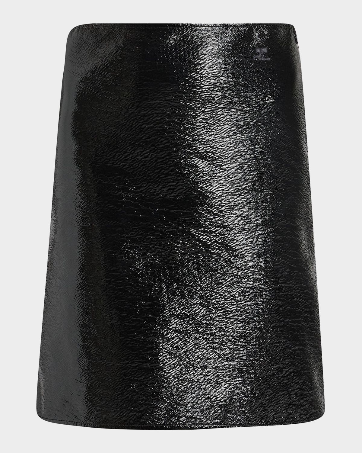 Courreges Shiny Vinyl Knee-Length Skirt | Thumbnail 7 Courreges Shiny Vinyl Knee-Length Skirt | Thumbnail 7