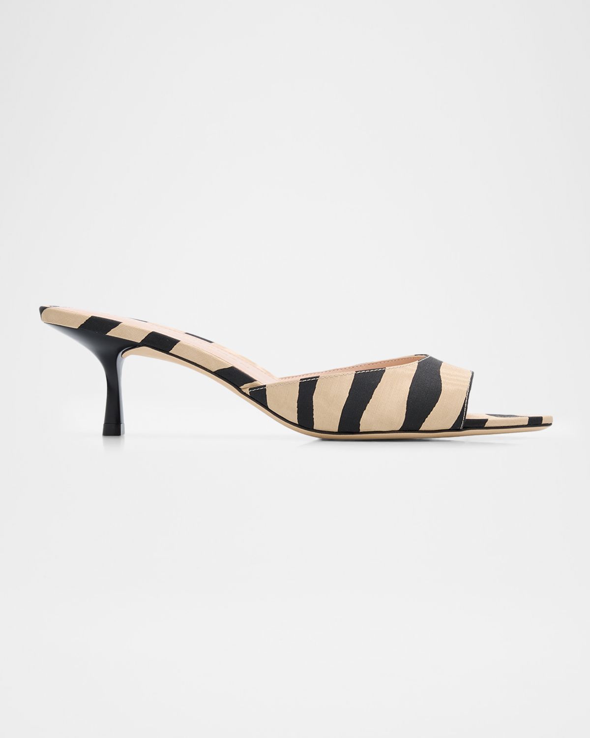 Stuart Weitzman 50mm Lexington Zebra-Printed Grosgrain Mules | Thumbnail 7 Stuart Weitzman 50mm Lexington Zebra-Printed Grosgrain Mules | Thumbnail 7