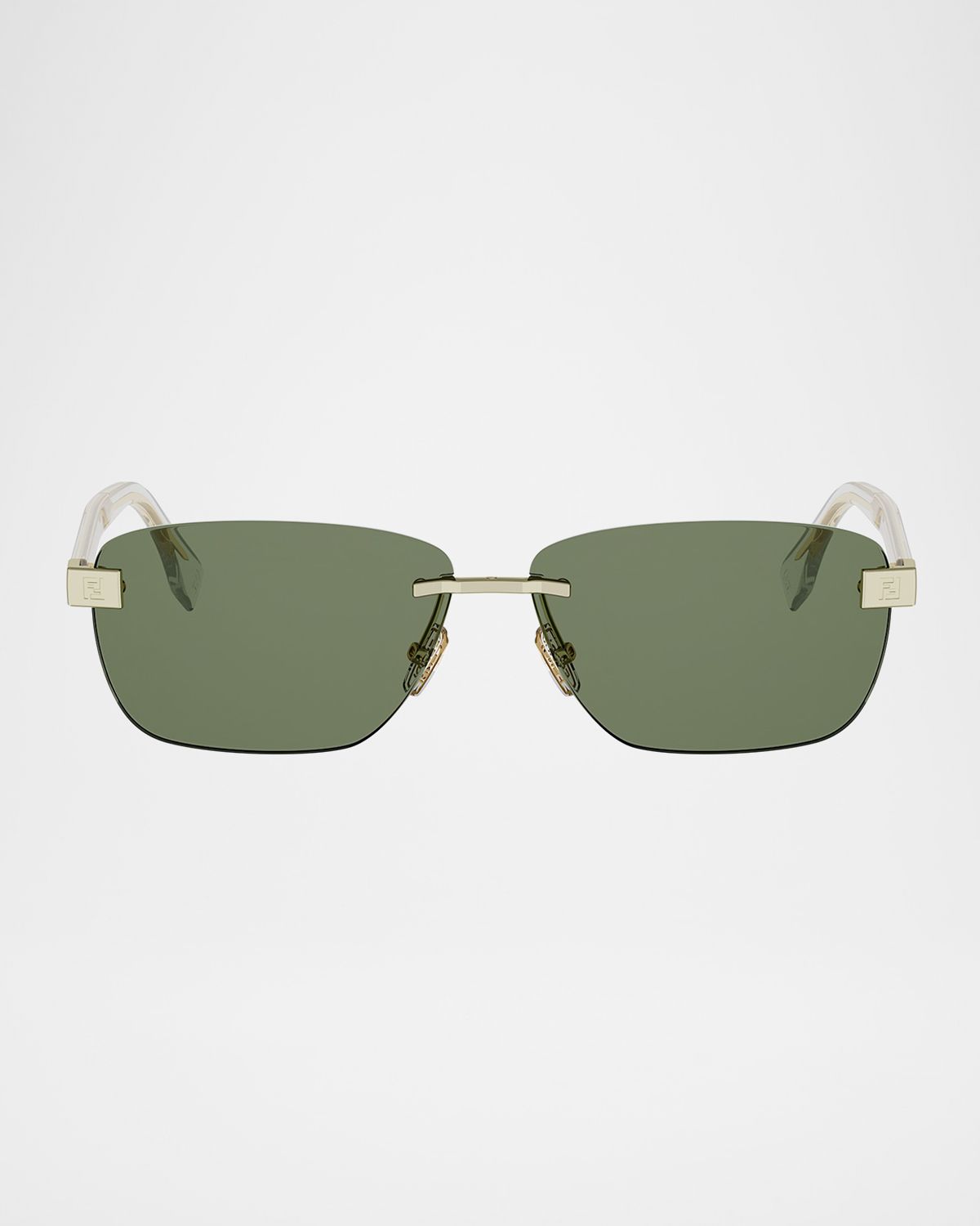 Fendi Men 's  Sky Metal Aviator Sunglasses