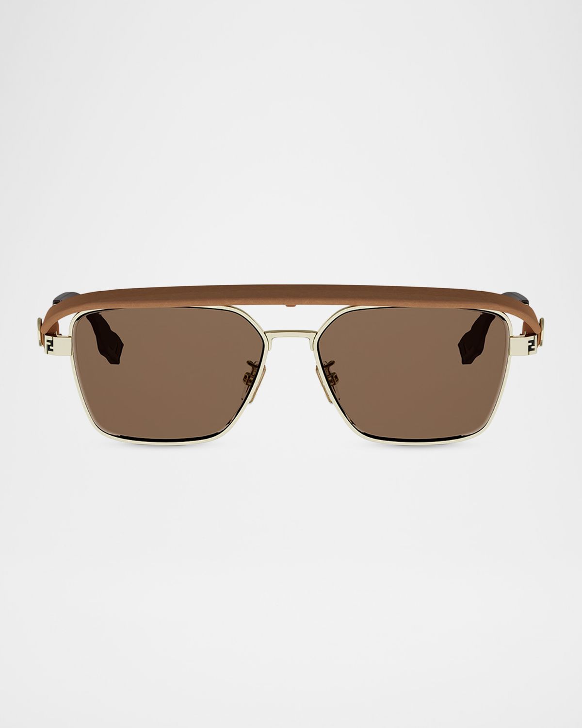 Fendi Men 's  Sky Metal Aviator Sunglasses