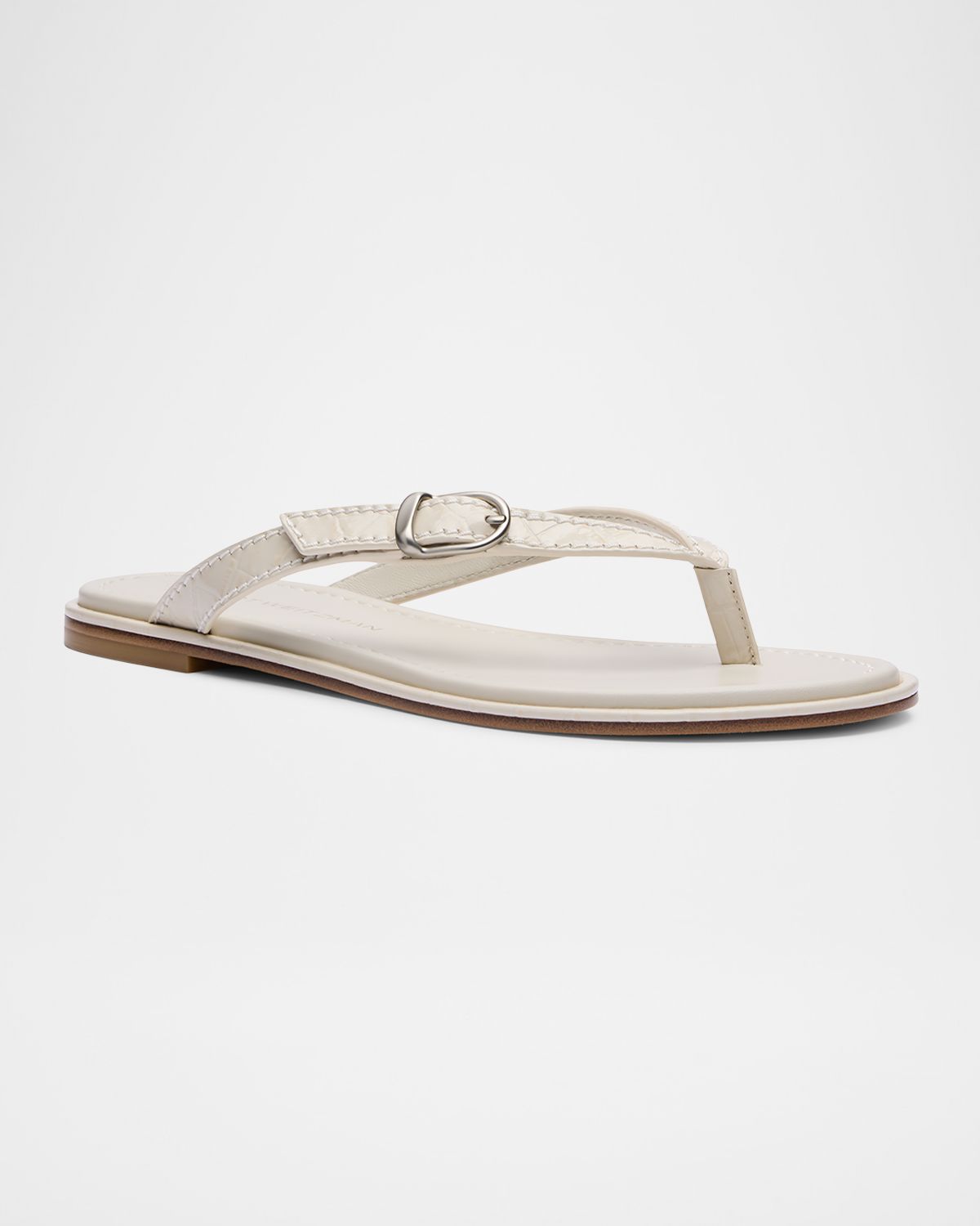 Stuart Weitzman Park Leather Thong Sandals | Thumbnail 3