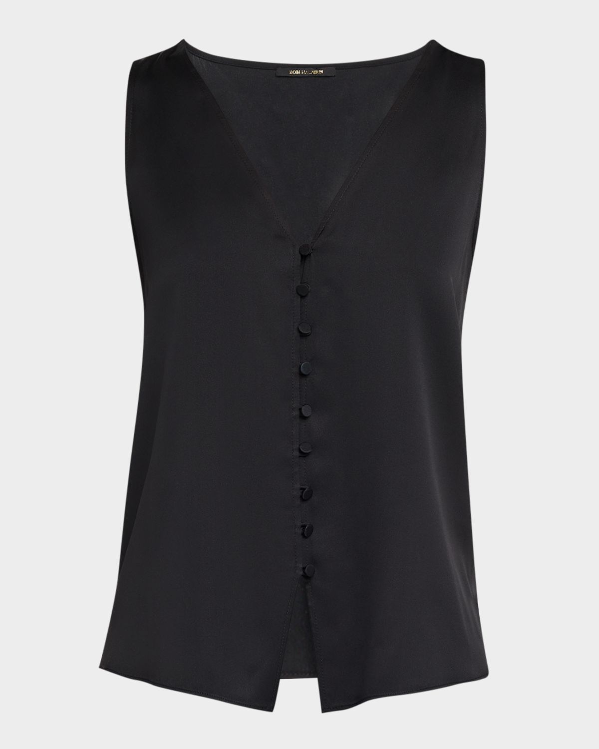Kobi Halperin Colette Silk-Blend Sleeveless Blouse - Women's Clothing