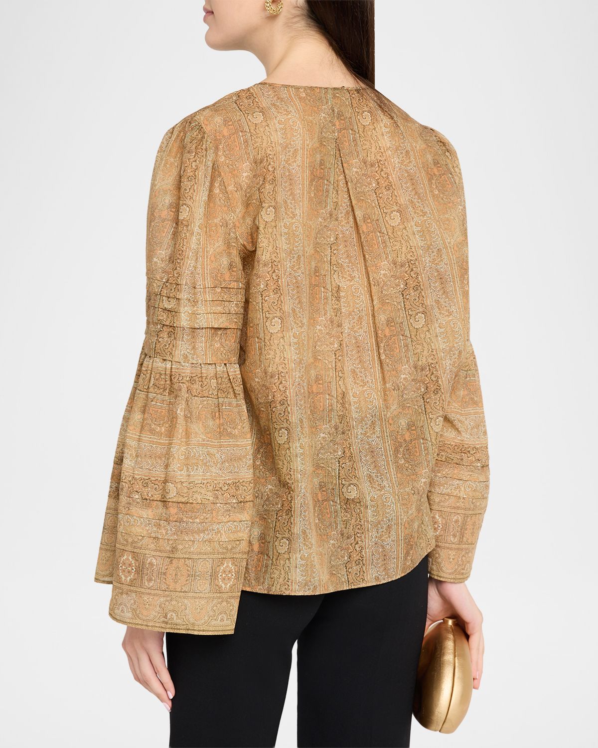 Kobi Halperin Joey Floral Flare-Sleeve Blouse | Thumbnail 3 Kobi Halperin Joey Floral Flare-Sleeve Blouse | Thumbnail 3