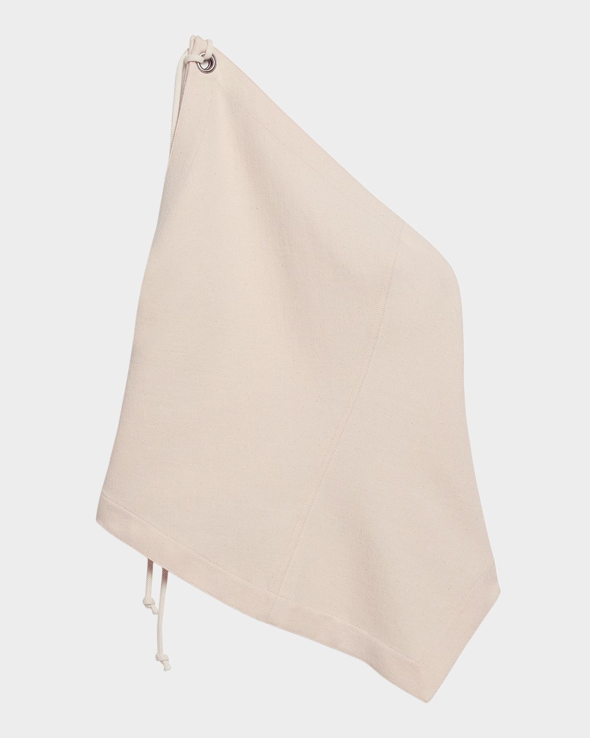 Helmut Lang Asymmetric One-Shoulder Sailor Top