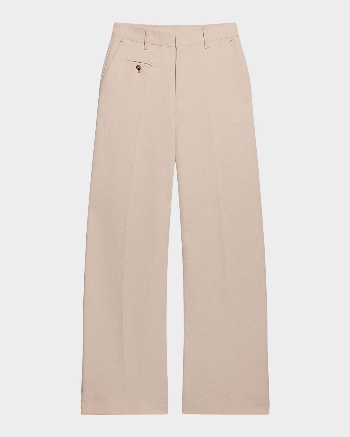 Helmut Lang Wide-Leg Cotton Sailor Trousers
