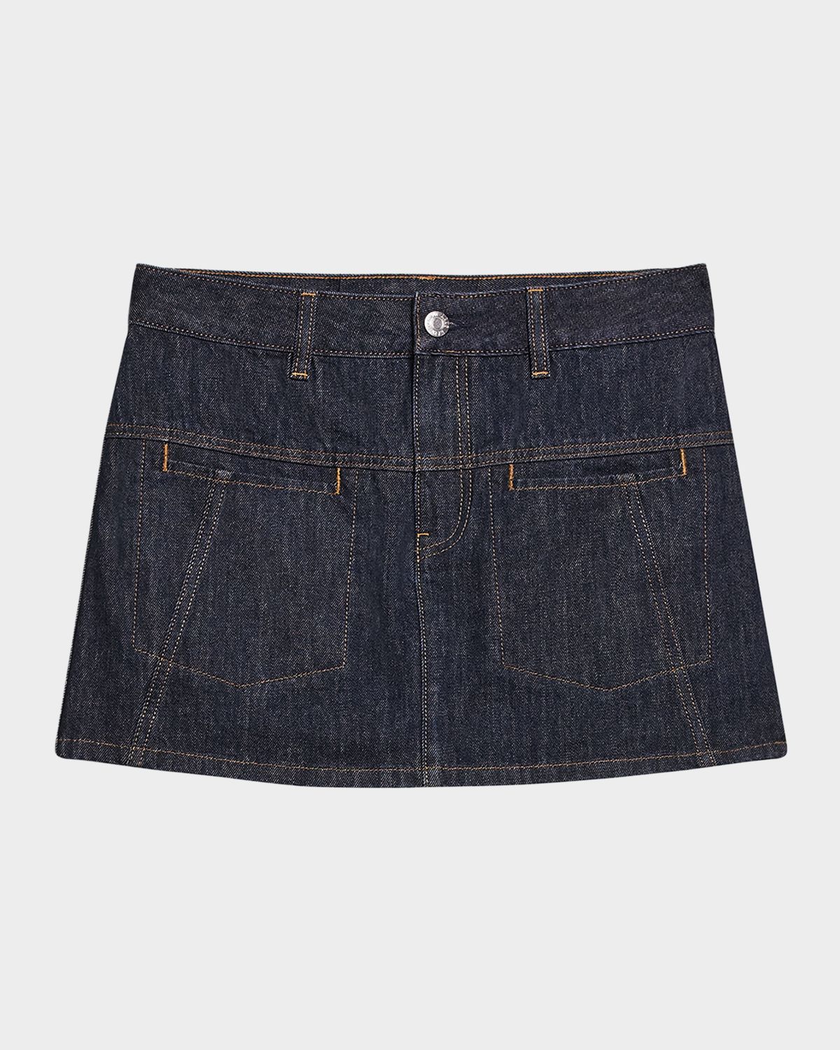 Helmut Lang Denim Mini Skirt