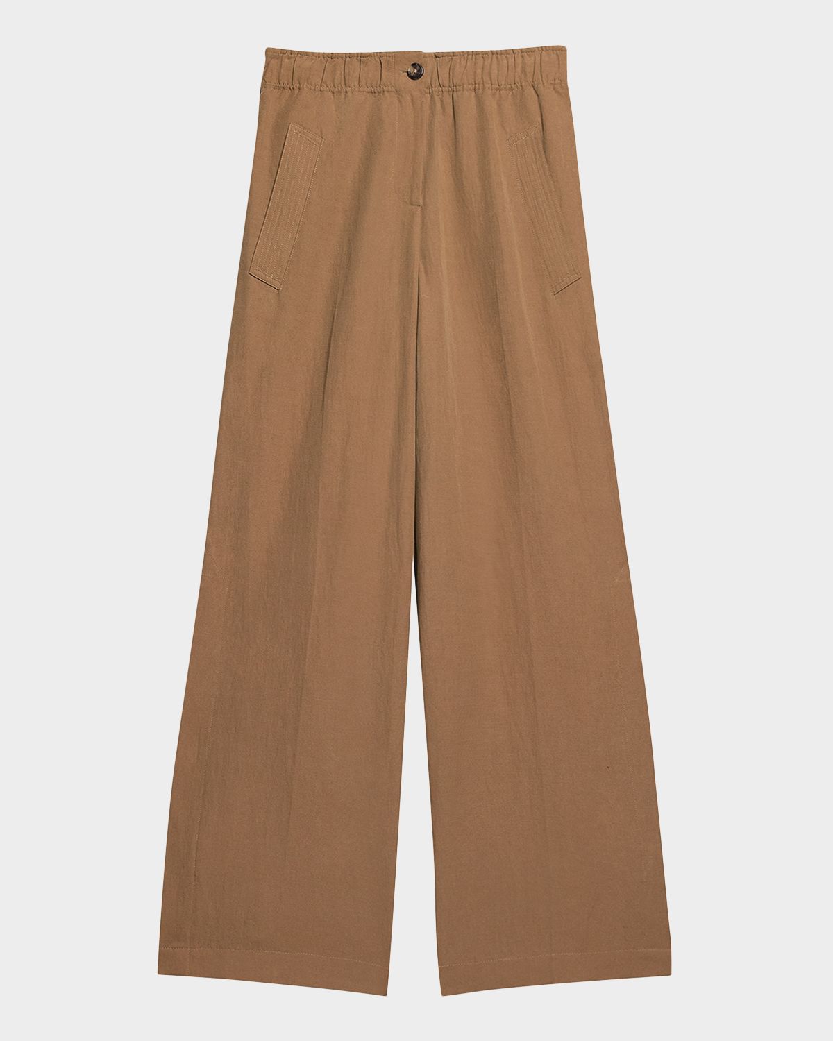 Helmut Lang Trench Wide-Leg Pull-On Trousers