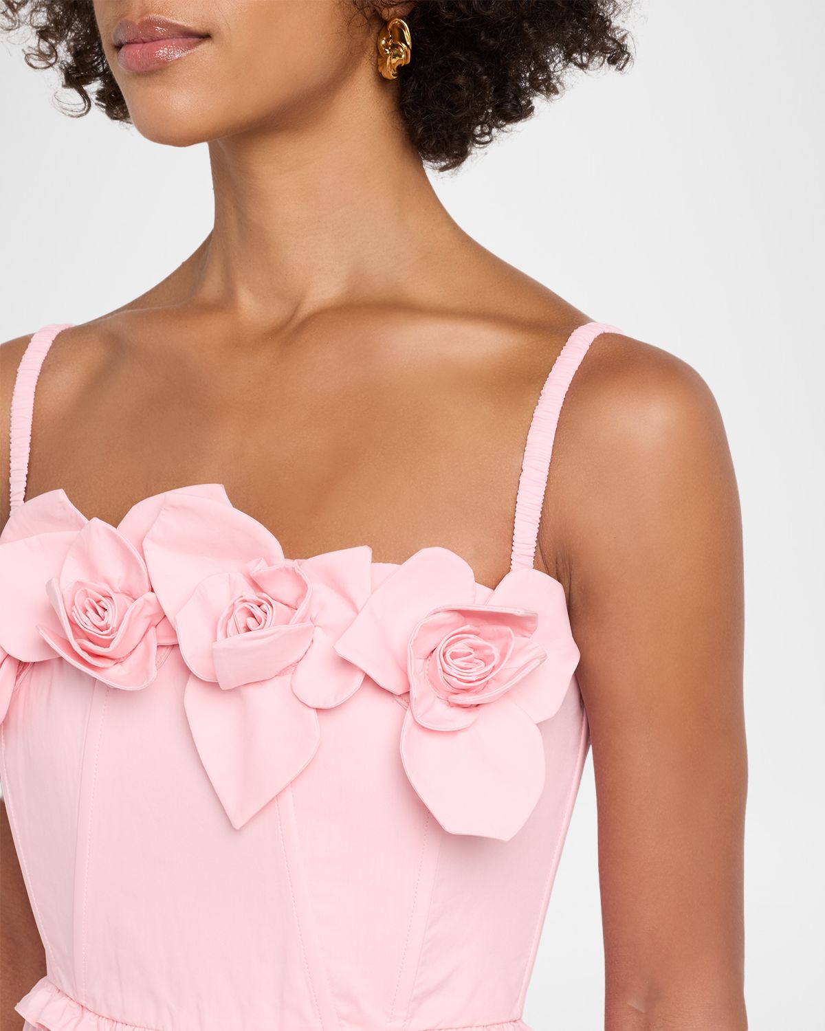 AKNVAS Rach Poplin Midi Dress