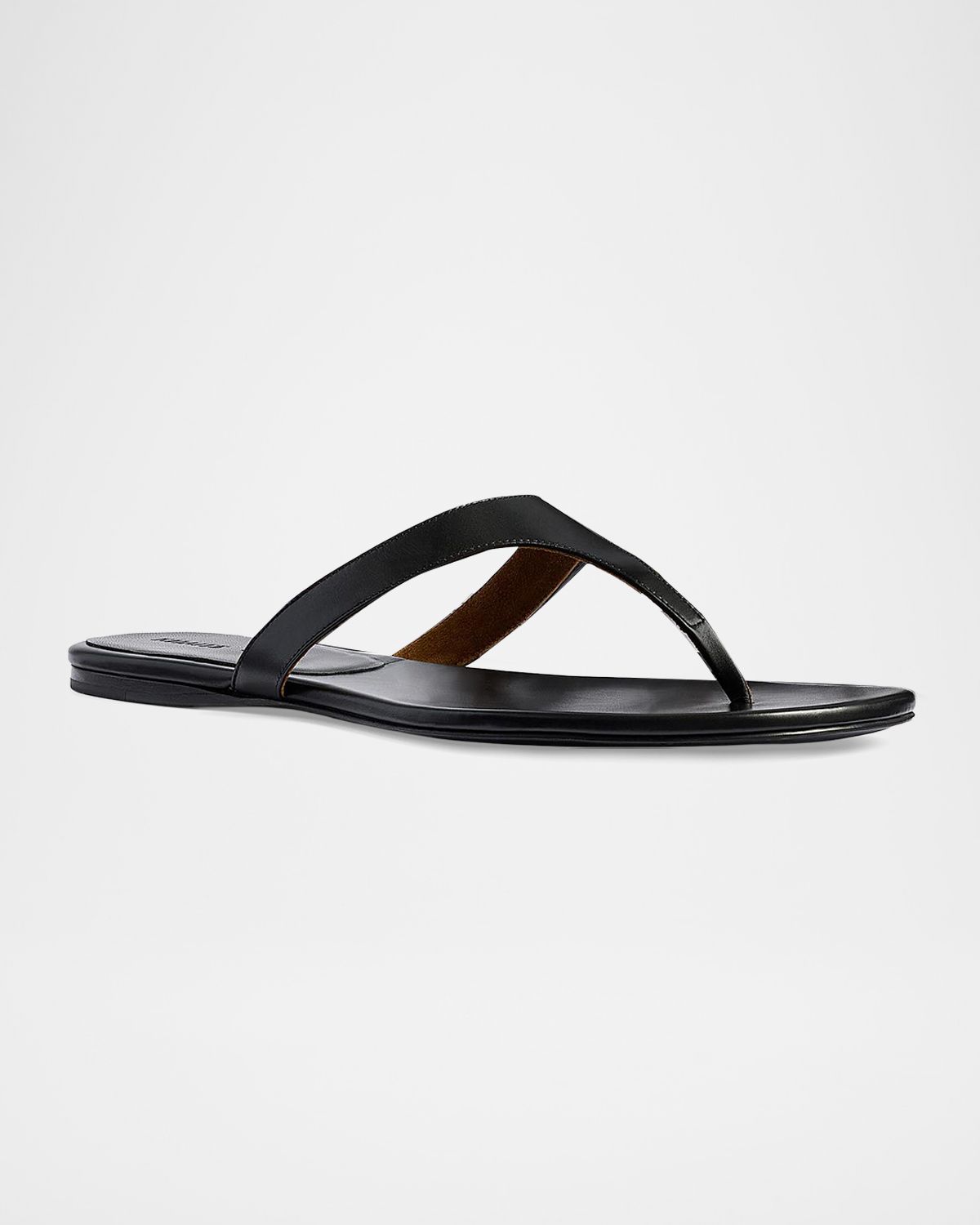 Khaite Archer Leather Thong Sandals - Women's Shoes