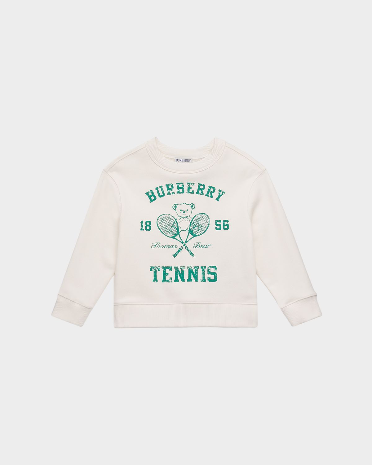 Burberry Kid 's Mathew Thomas Bear Printed Sweatshirt, Size 4-14