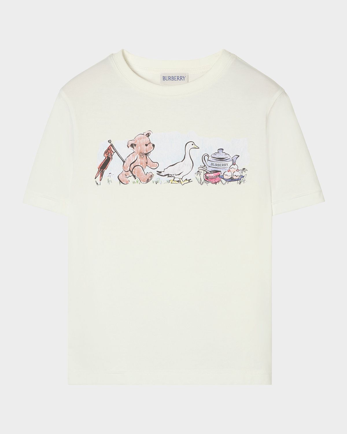 Burberry Kid 's Thomas Bear & Friends Cotton T-Shirt, Size 6-1