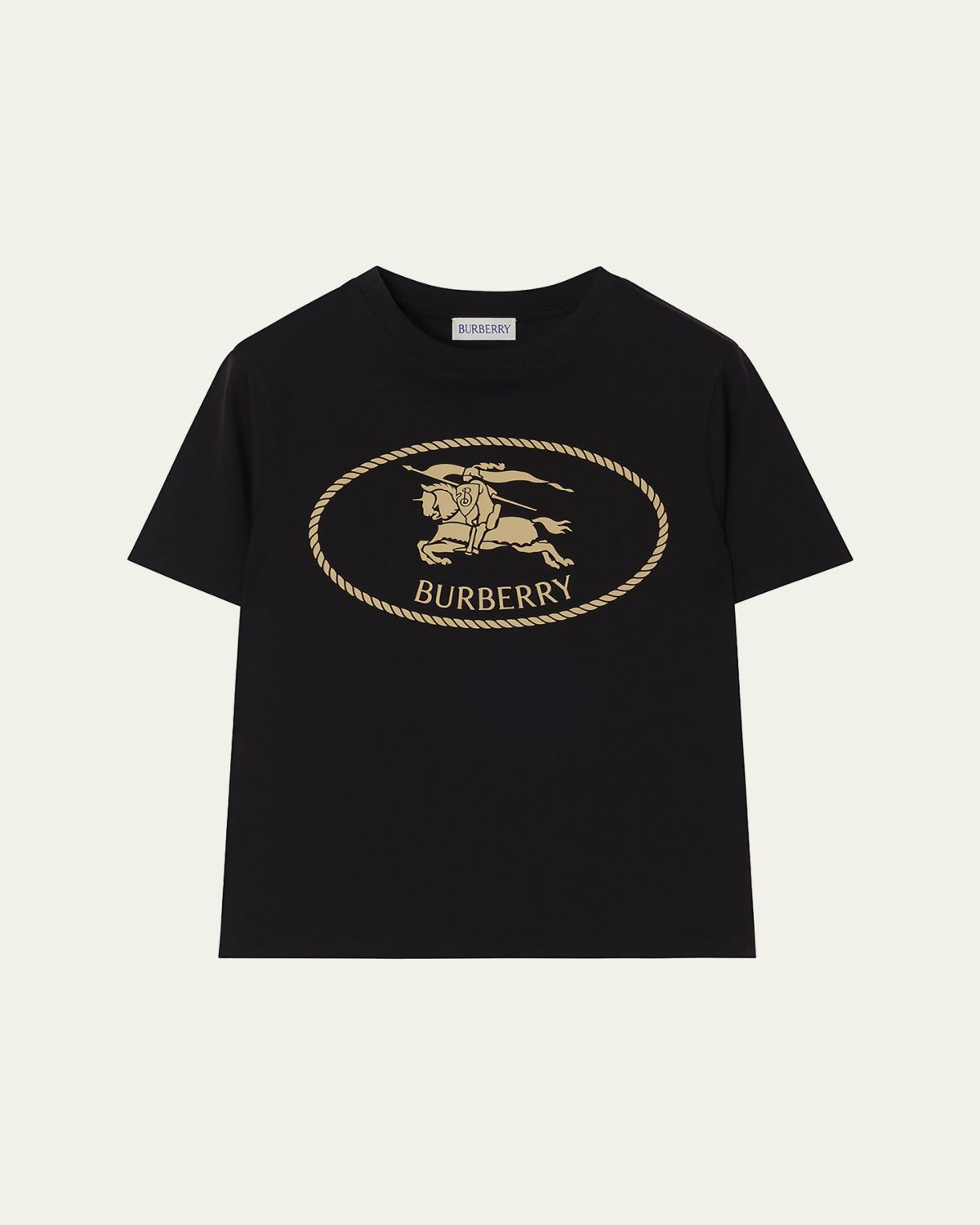 Burberry Boy 's Knight Stamp Cotton T-Shirt, Size -1