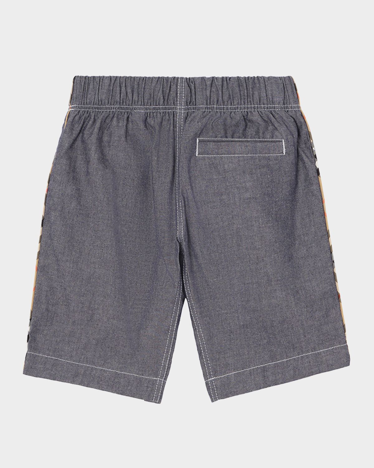 Burberry Boy 's Trent Check-Trim Cotton Cargo Shorts, Size 4-14 | Thumbnail 2 Burberry Boy 's Trent Check-Trim Cotton Cargo Shorts, Size 4-14 | Thumbnail 2