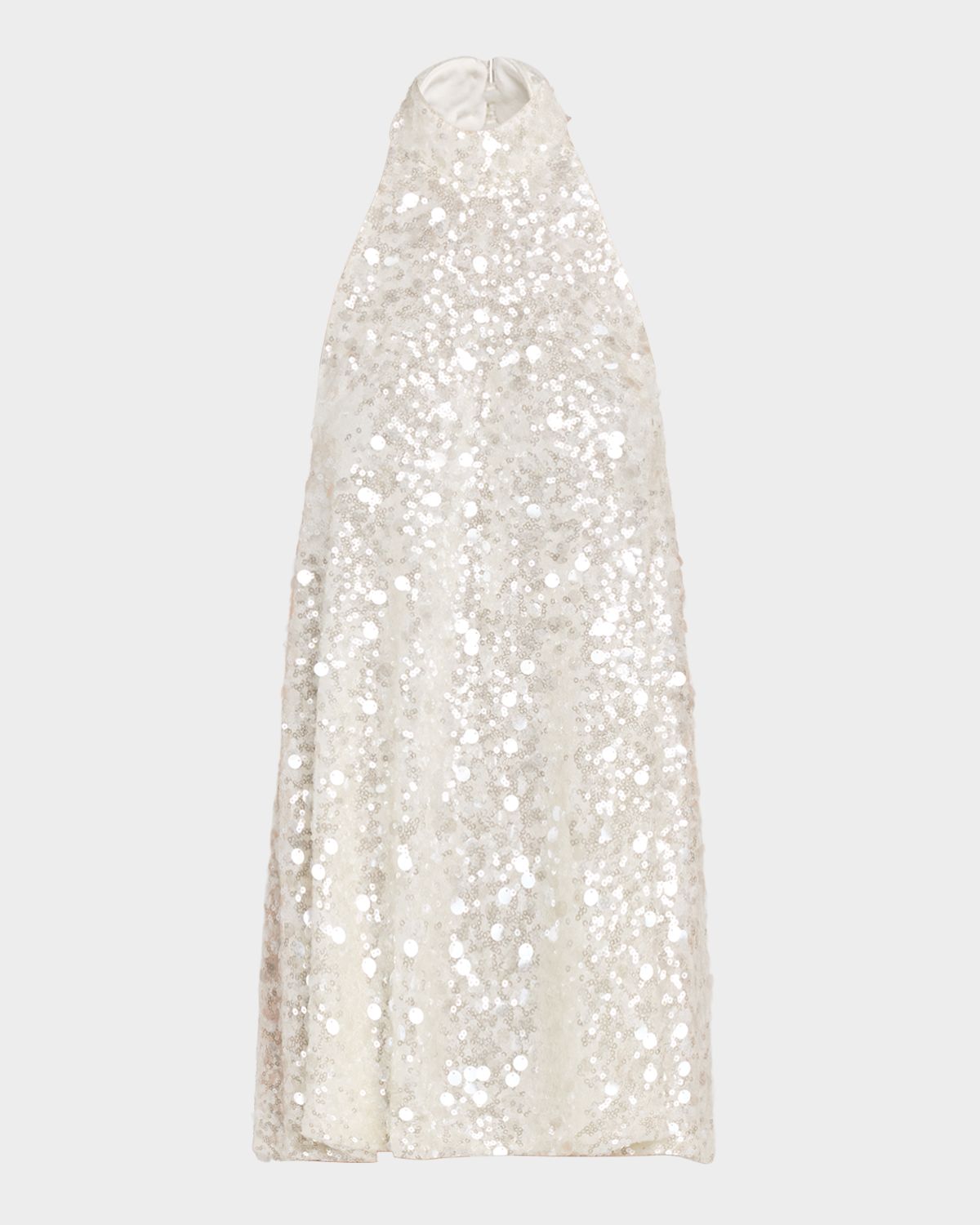 HELSI Megan Backless Sequin Halter Mini Dress