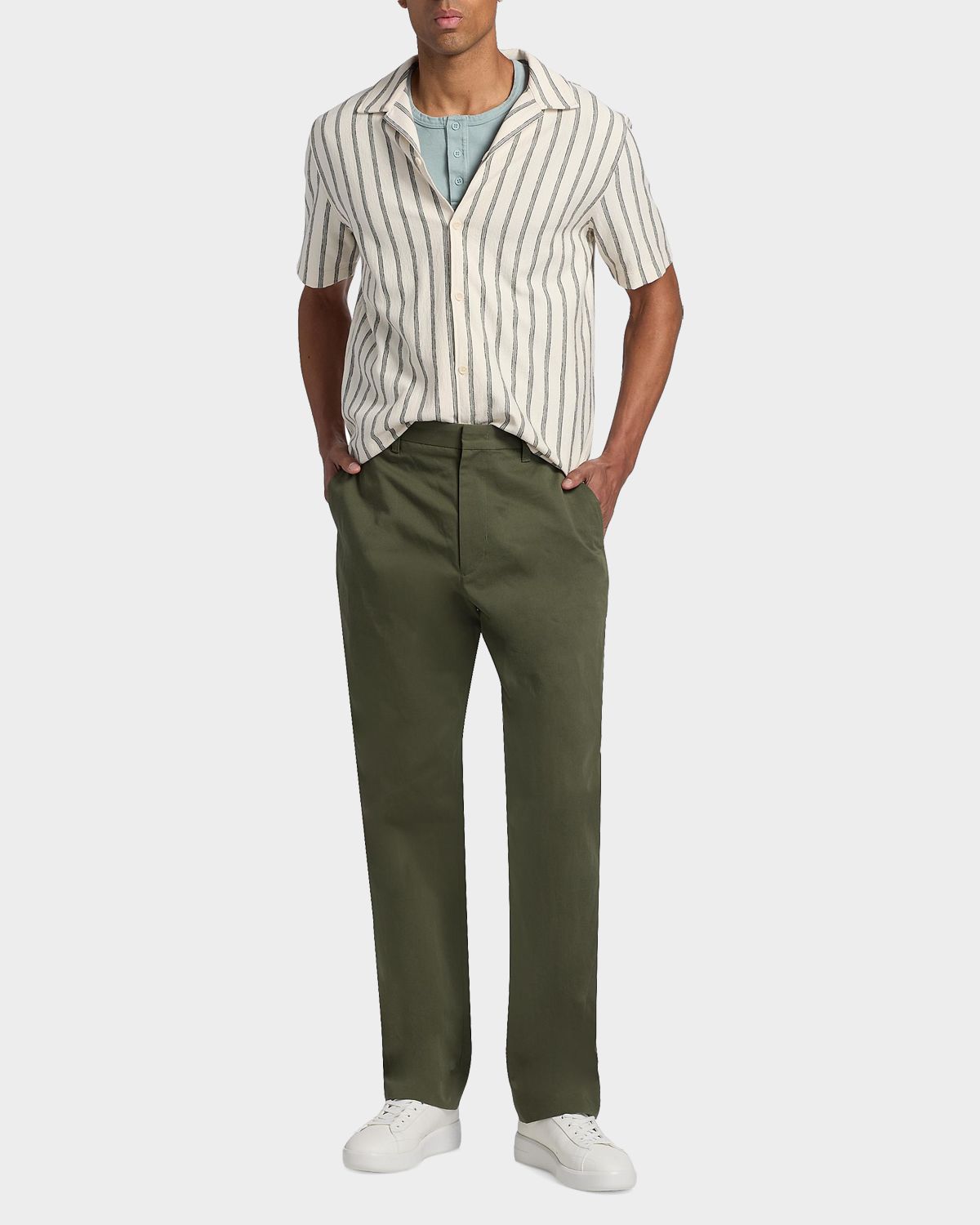 Vince Men 's Louie Straight-Leg Chino Pants