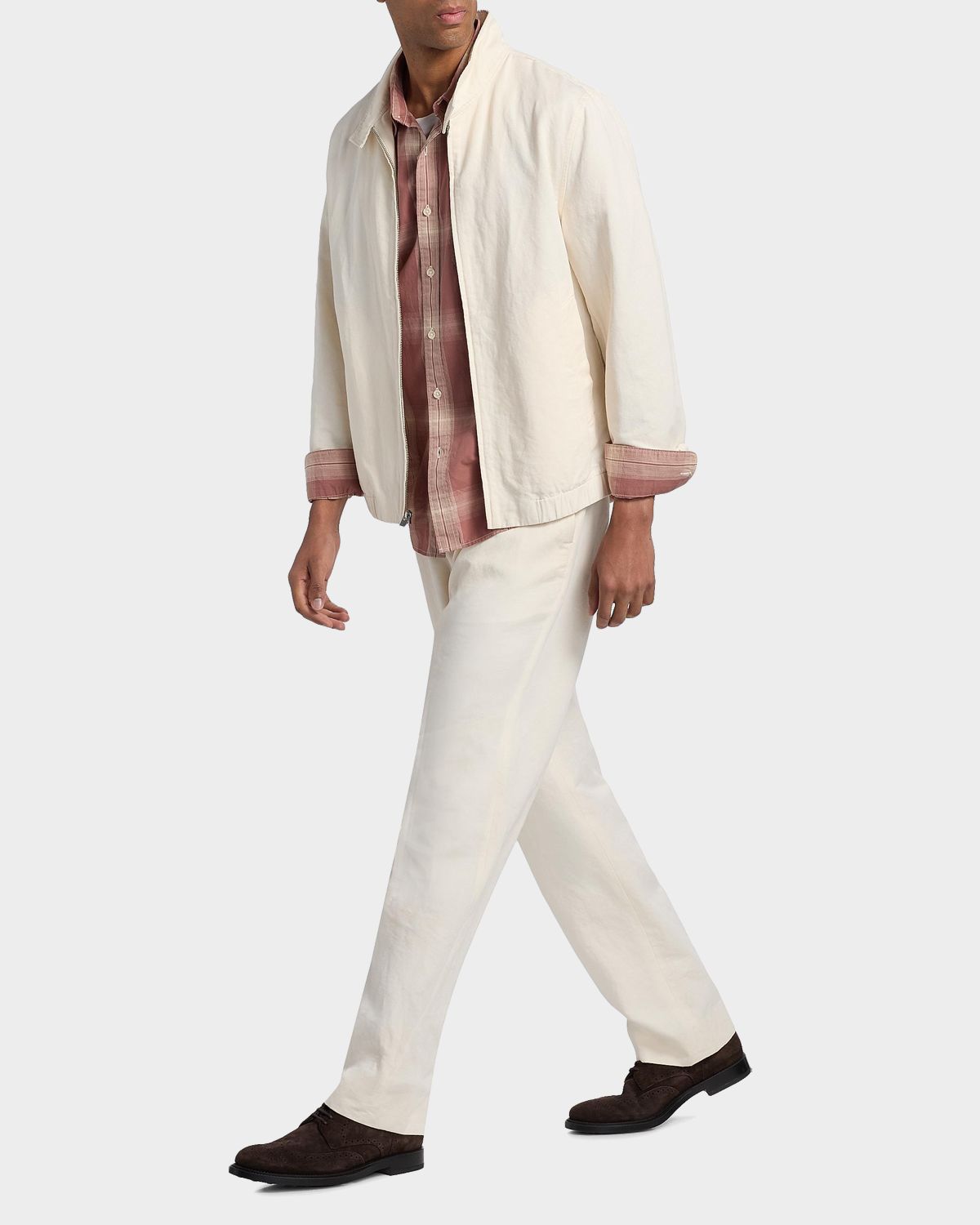 Vince Men 's Cotton-Linen Bomber Jacket