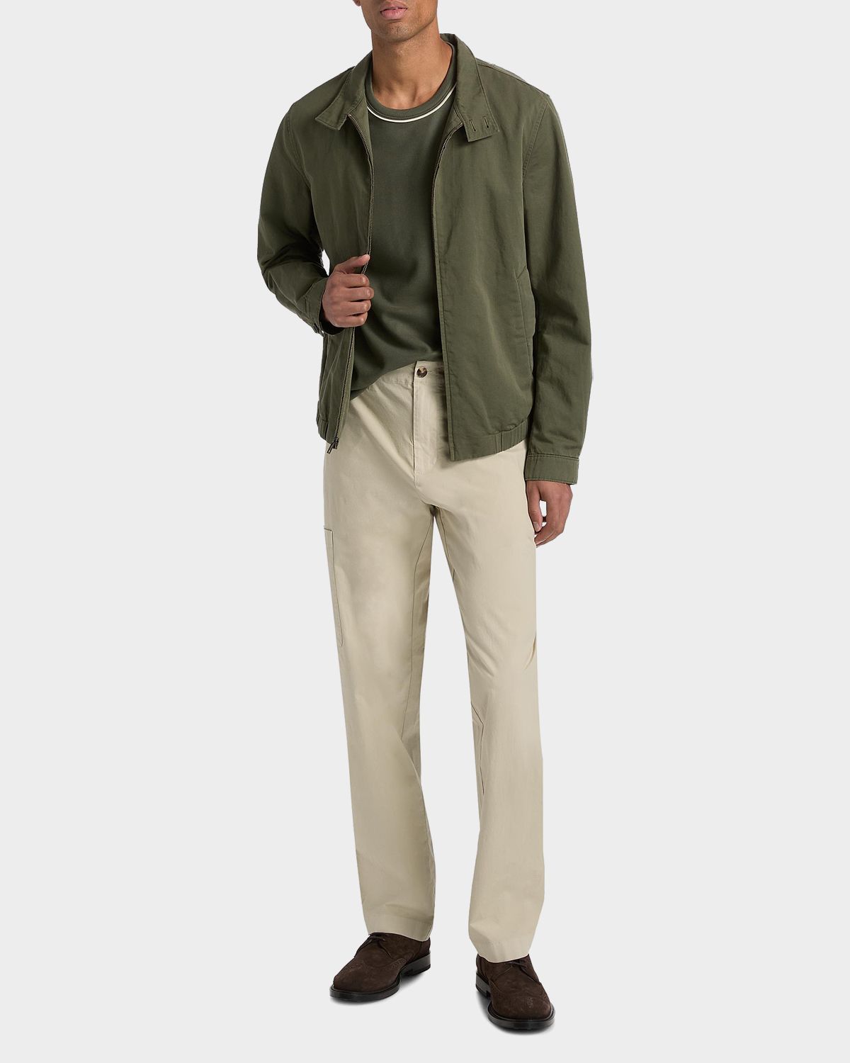 Vince Men 's Cotton-Linen Bomber Jacket