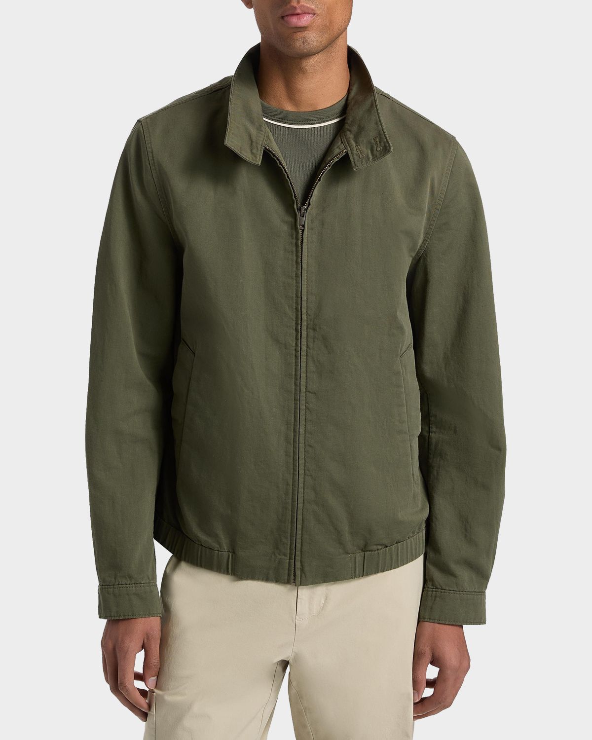 Vince Men 's Cotton-Linen Bomber Jacket | Thumbnail 4 Vince Men 's Cotton-Linen Bomber Jacket | Thumbnail 4