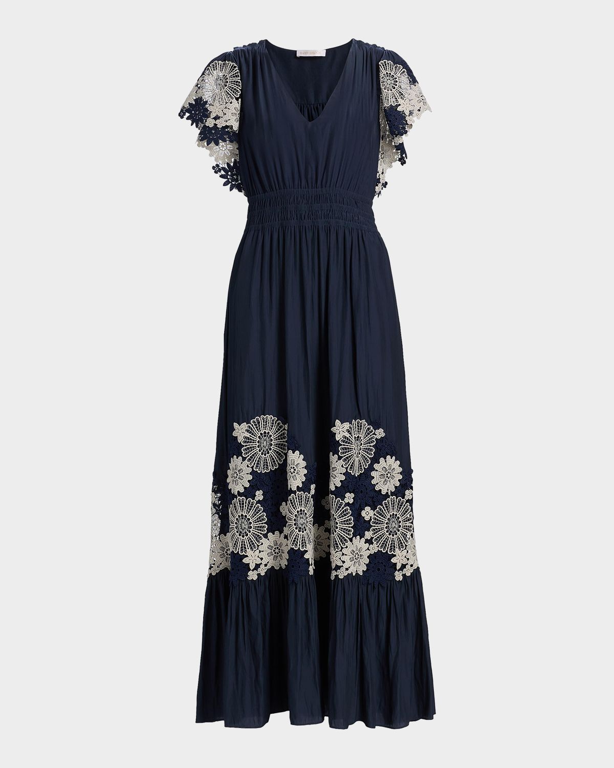 Ramy Brook Georgie Crochet Lace Midi-Dress