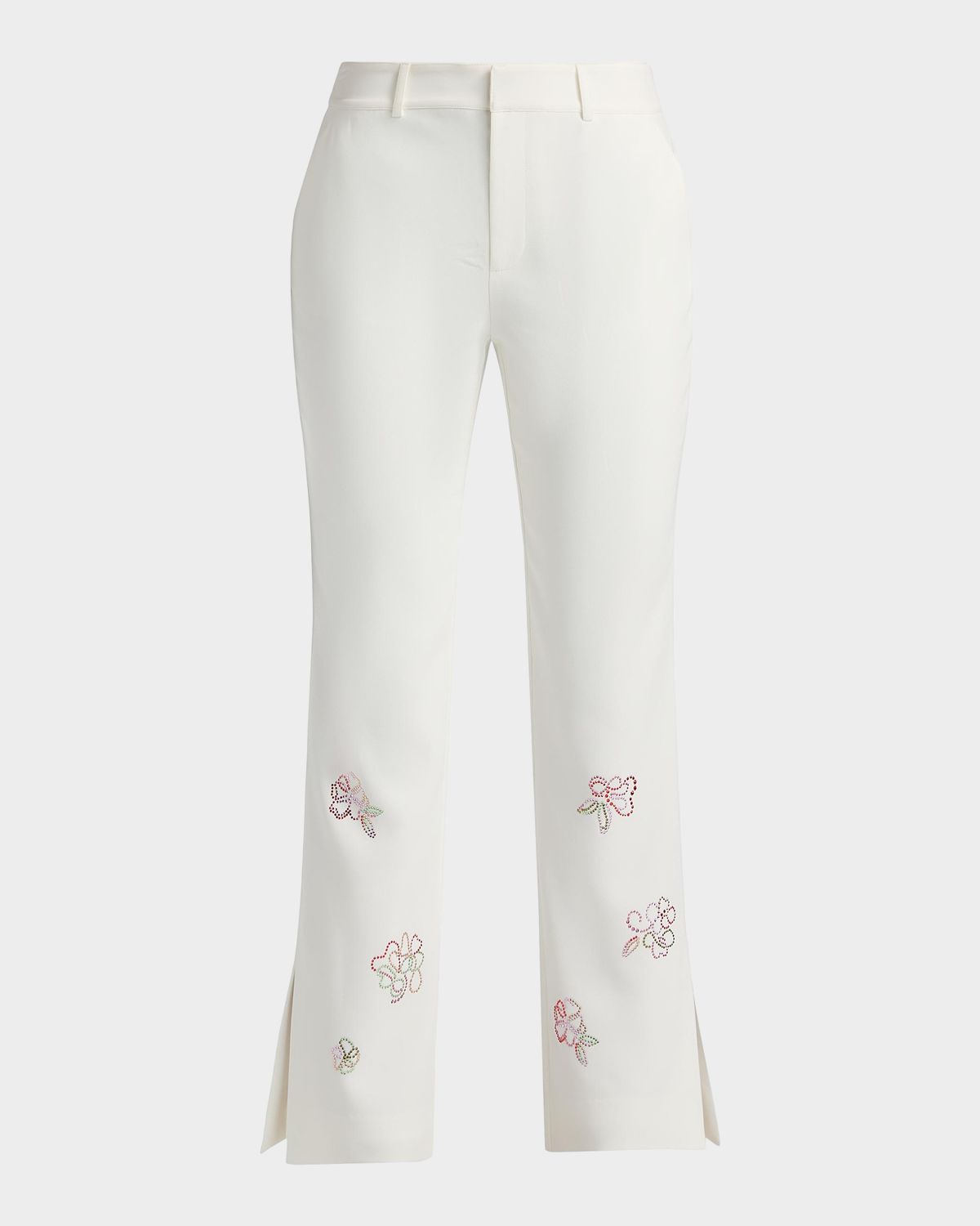 Cinq a Sept Kerry Blooming Linework Crop Pants