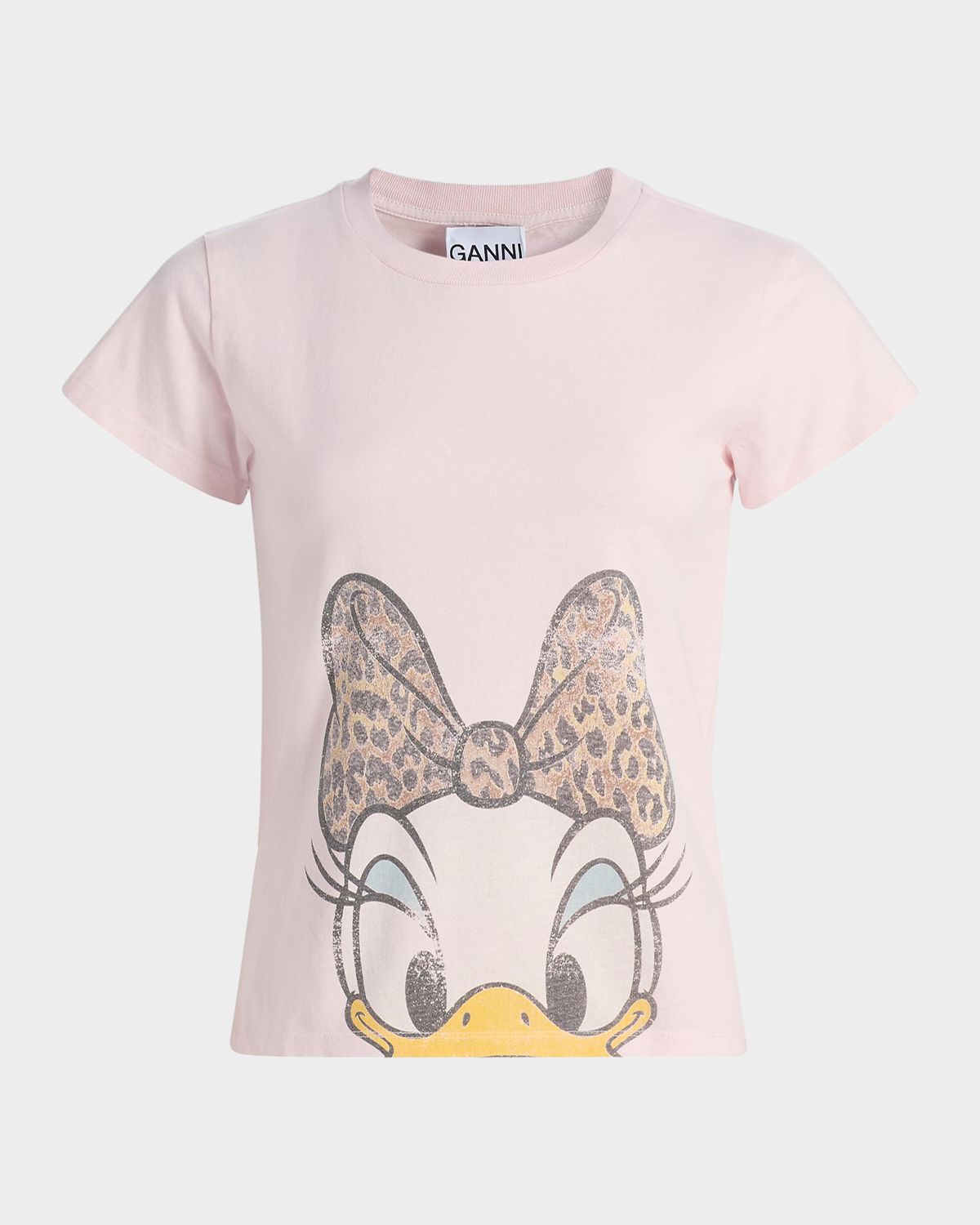 Ganni Daisy Cotton Jersey T-Shirt