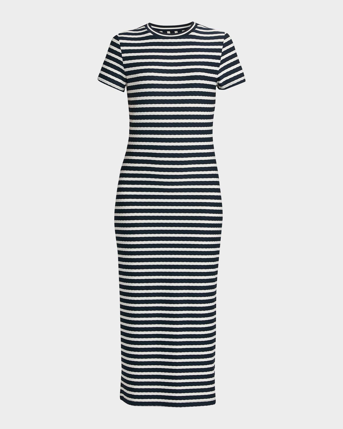 Ramy Brook Skye Striped T-Shirt Midi-Dress