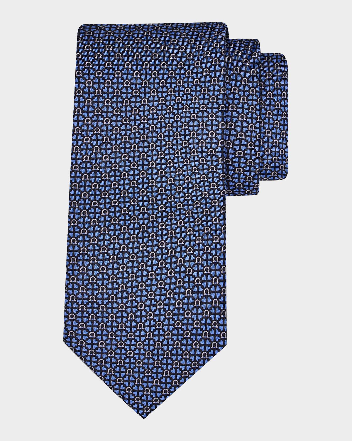 Ferragamo Ada Gancio Woven Silk Tie | Thumbnail 5 Ferragamo Ada Gancio Woven Silk Tie | Thumbnail 5