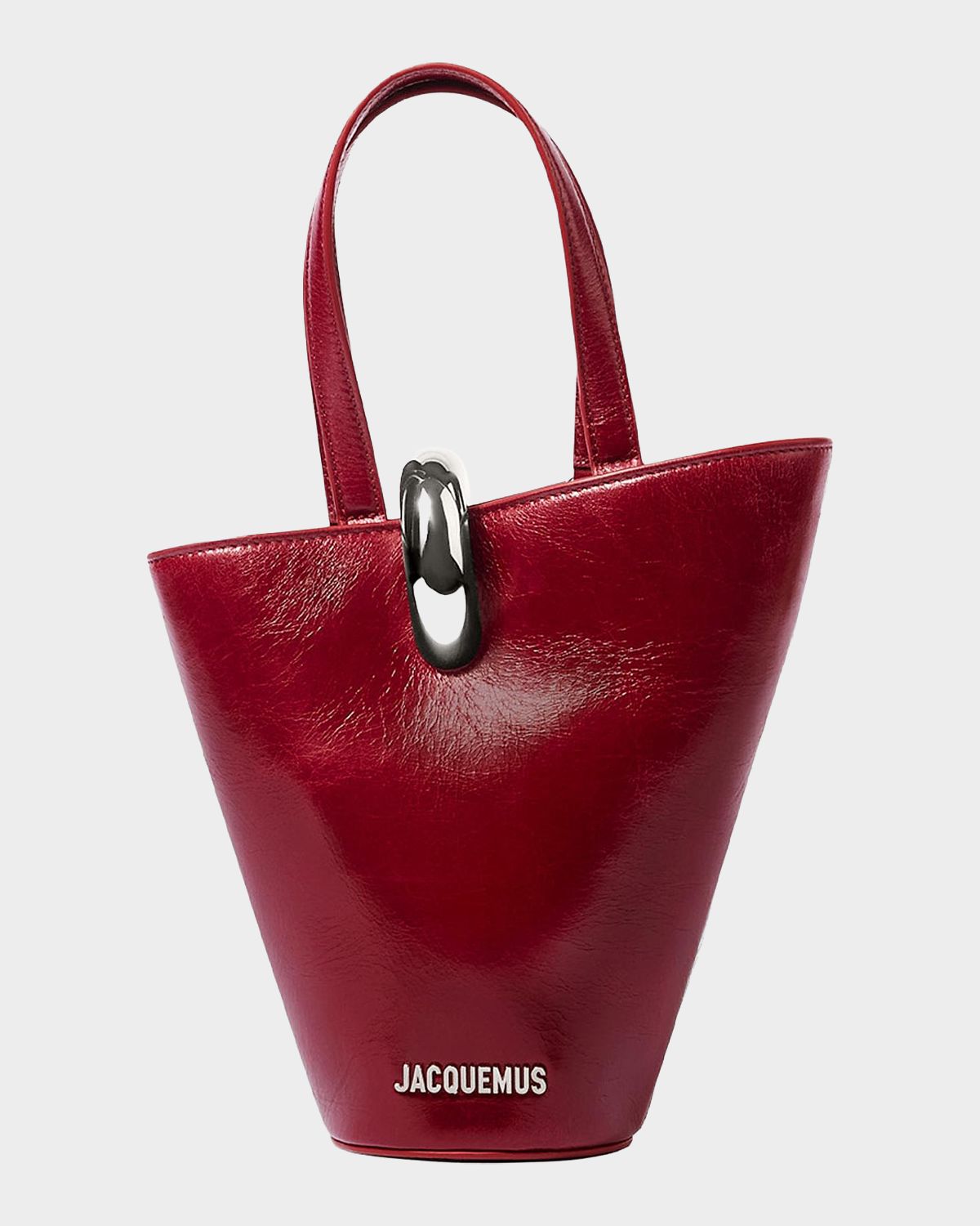Jacquemus Le Petit Bambola Leather Bucket Bag