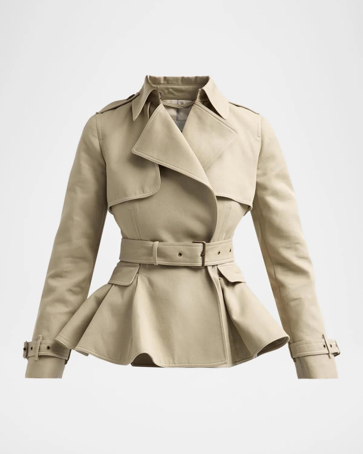 Pembury Peplum Short Trench Pembury Peplum Short Trench