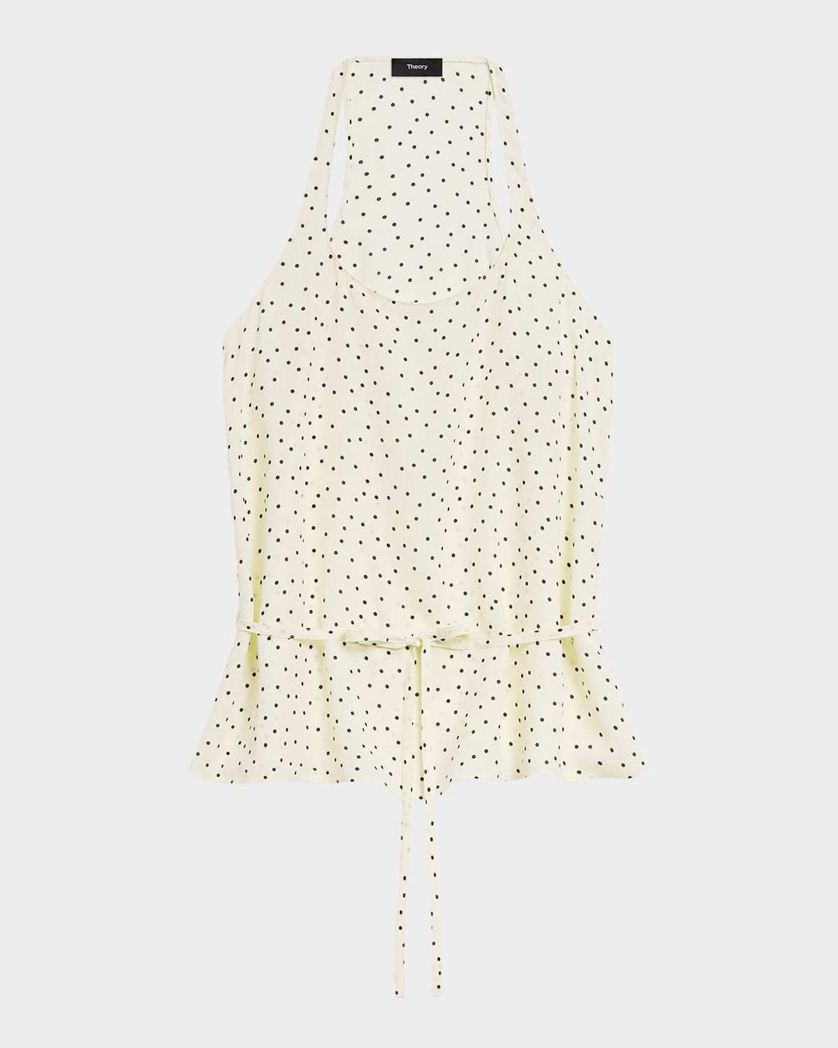 Theory Belted Halter Tank Top