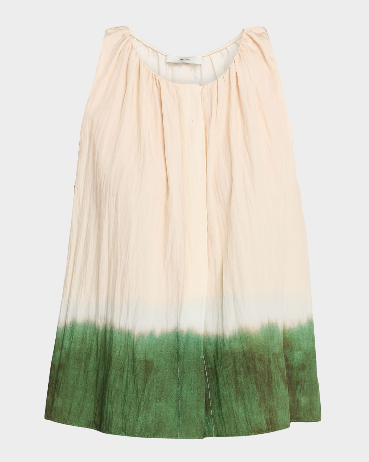 Vince Dip Dye A-Line Swing Top