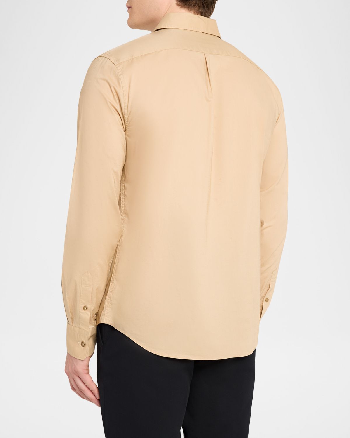 Vince Men 's Poplin Separate Button-Placket Shirt | Thumbnail 3 Vince Men 's Poplin Separate Button-Placket Shirt | Thumbnail 3