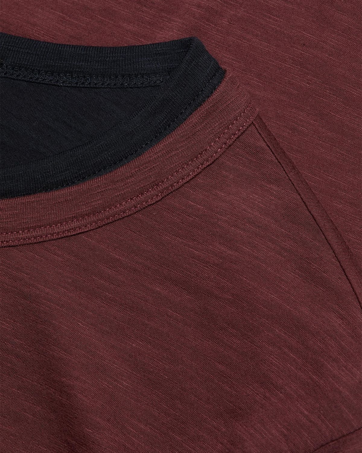 Vince Men 's Fine Slub Cotton Double-Layer Crewneck T-Shirt | Thumbnail 6 Vince Men 's Fine Slub Cotton Double-Layer Crewneck T-Shirt | Thumbnail 6