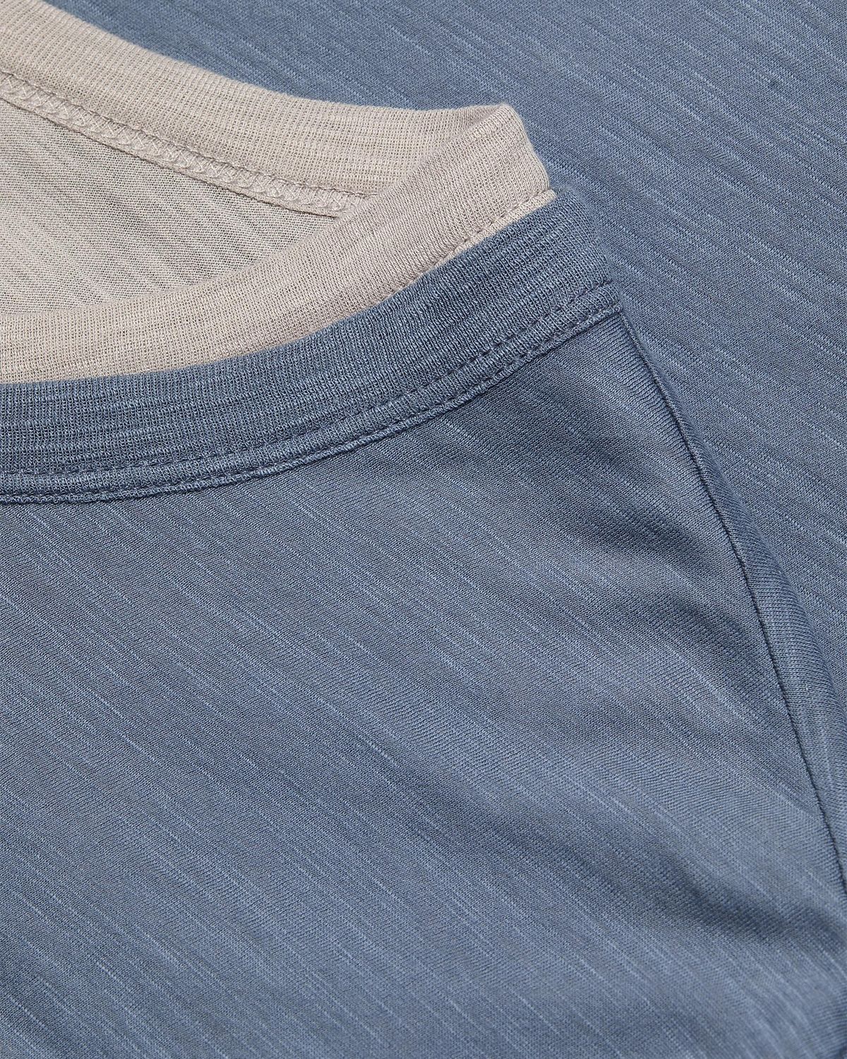 Vince Men 's Fine Slub Cotton Double-Layer Crewneck T-Shirt | Thumbnail 6 Vince Men 's Fine Slub Cotton Double-Layer Crewneck T-Shirt | Thumbnail 6