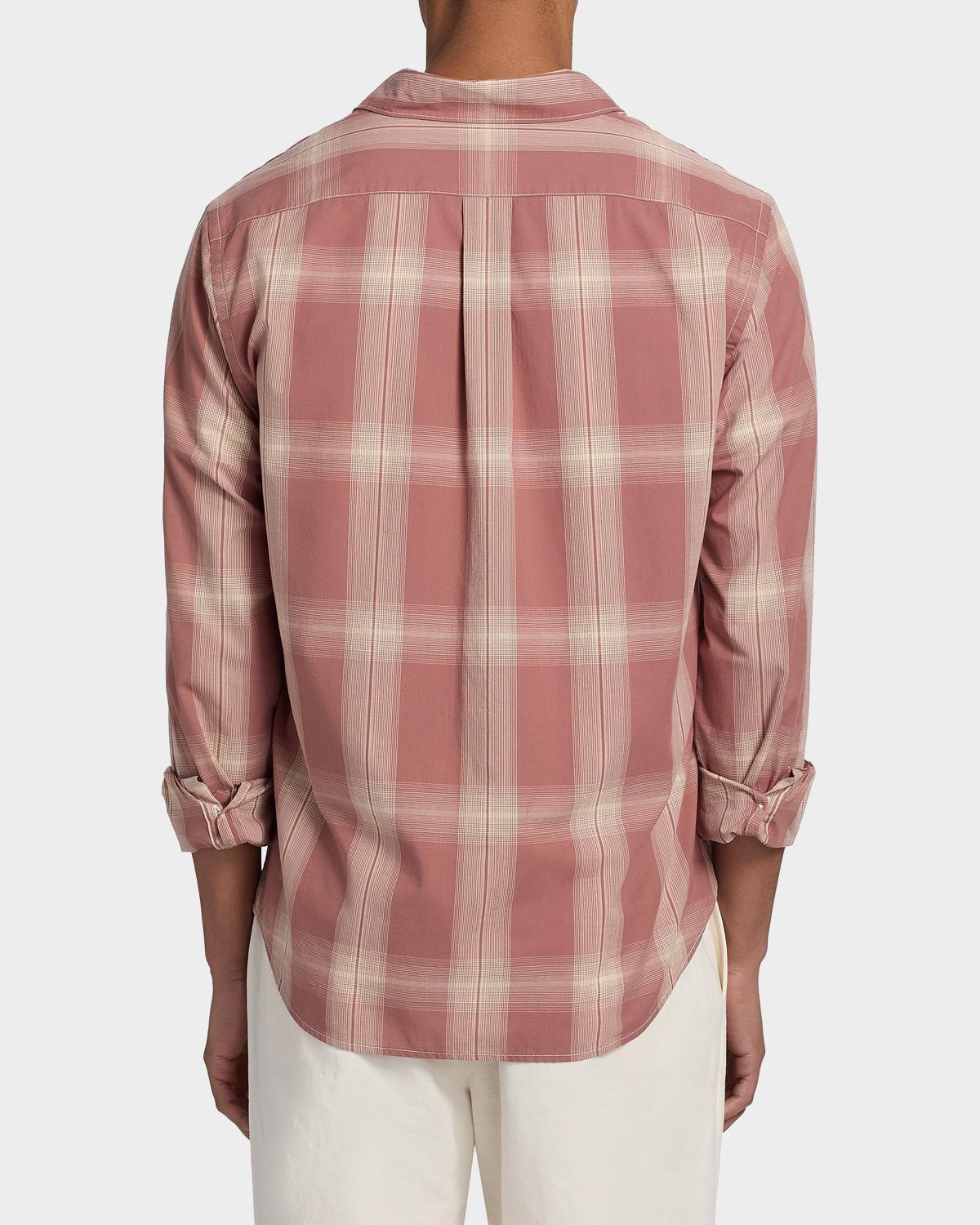 Vince Men 's Townes Plaid Cotton Shirt | Thumbnail 3 Vince Men 's Townes Plaid Cotton Shirt | Thumbnail 3