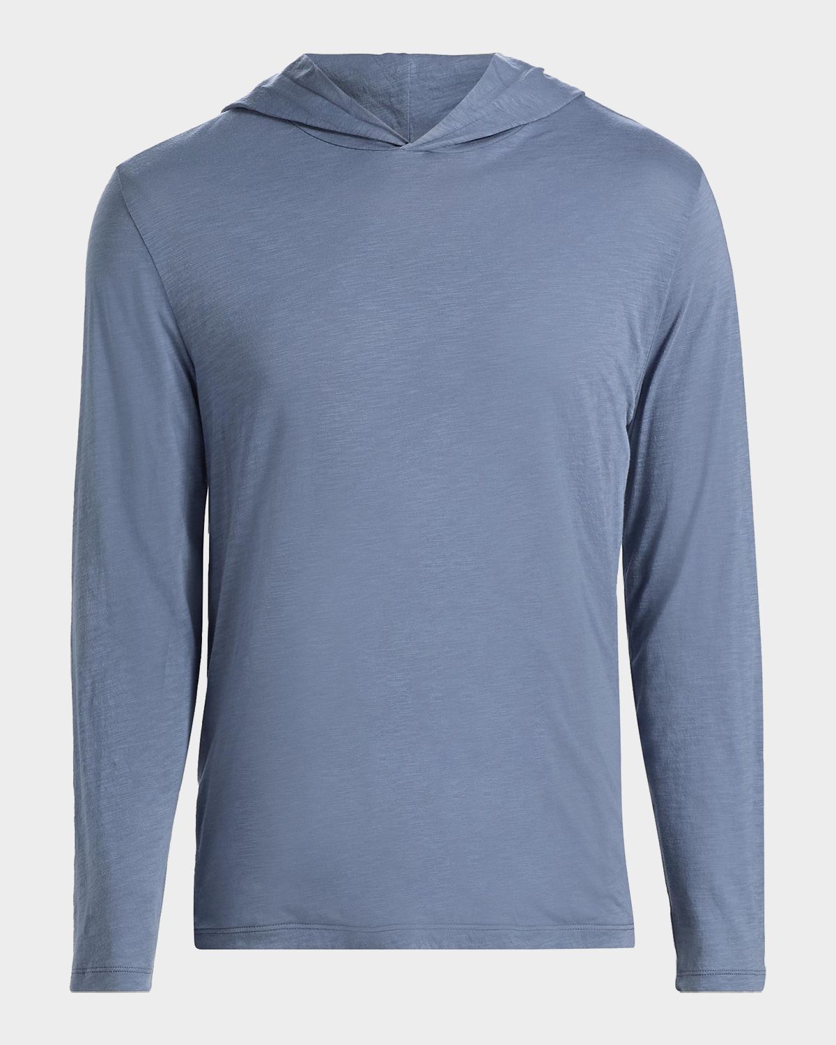 Vince Men 's Fine Slub Double-Layer Cotton Hoodie