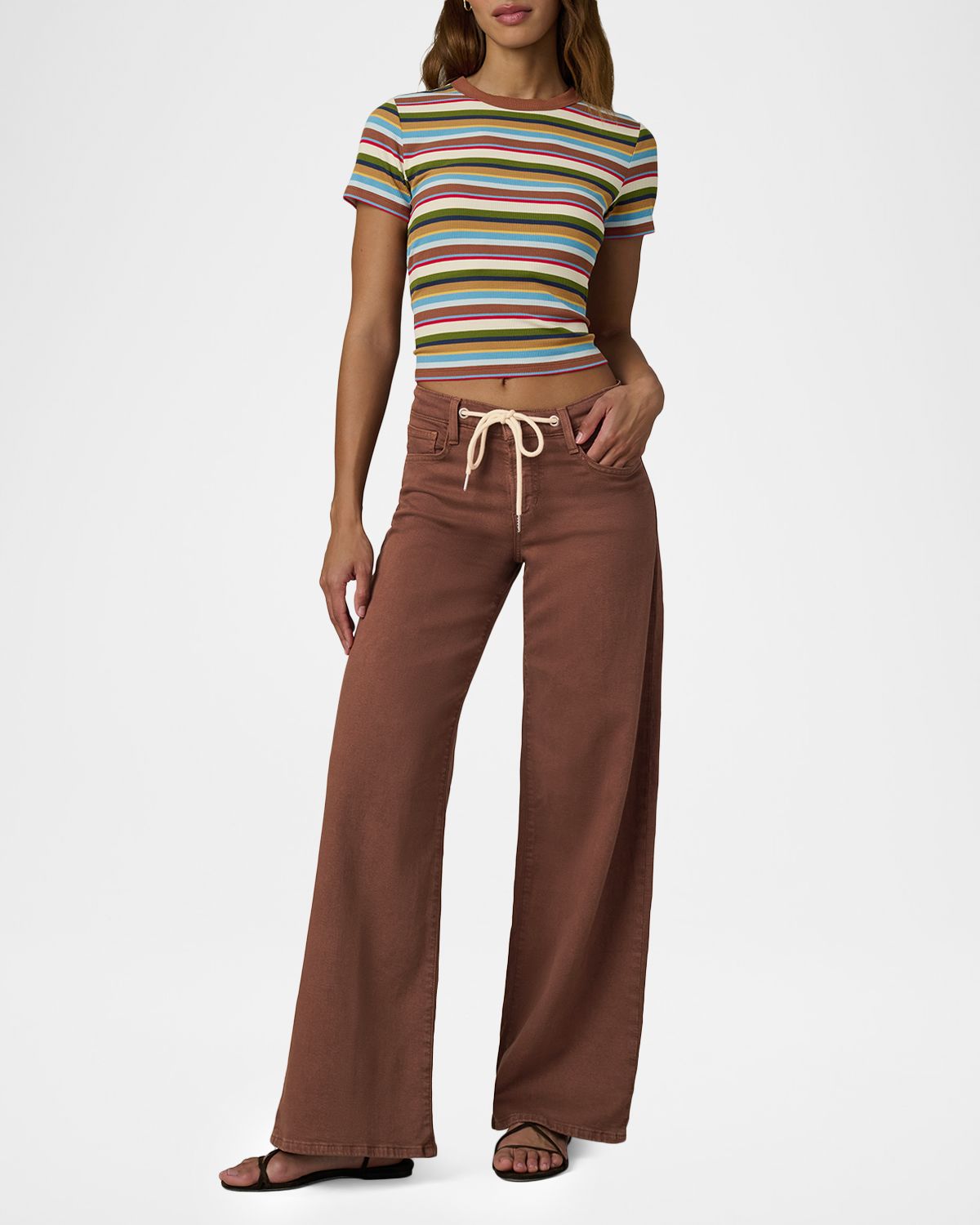 Joe 's Jeans The Lou Lou Low-Rise Drawstring Jeans | Thumbnail 2 Joe 's Jeans The Lou Lou Low-Rise Drawstring Jeans | Thumbnail 2