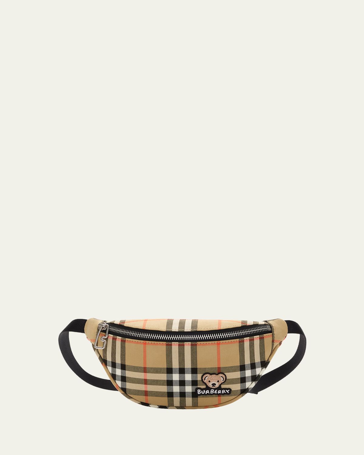 Burberry Kid 's Wilfred Check Belt Bag