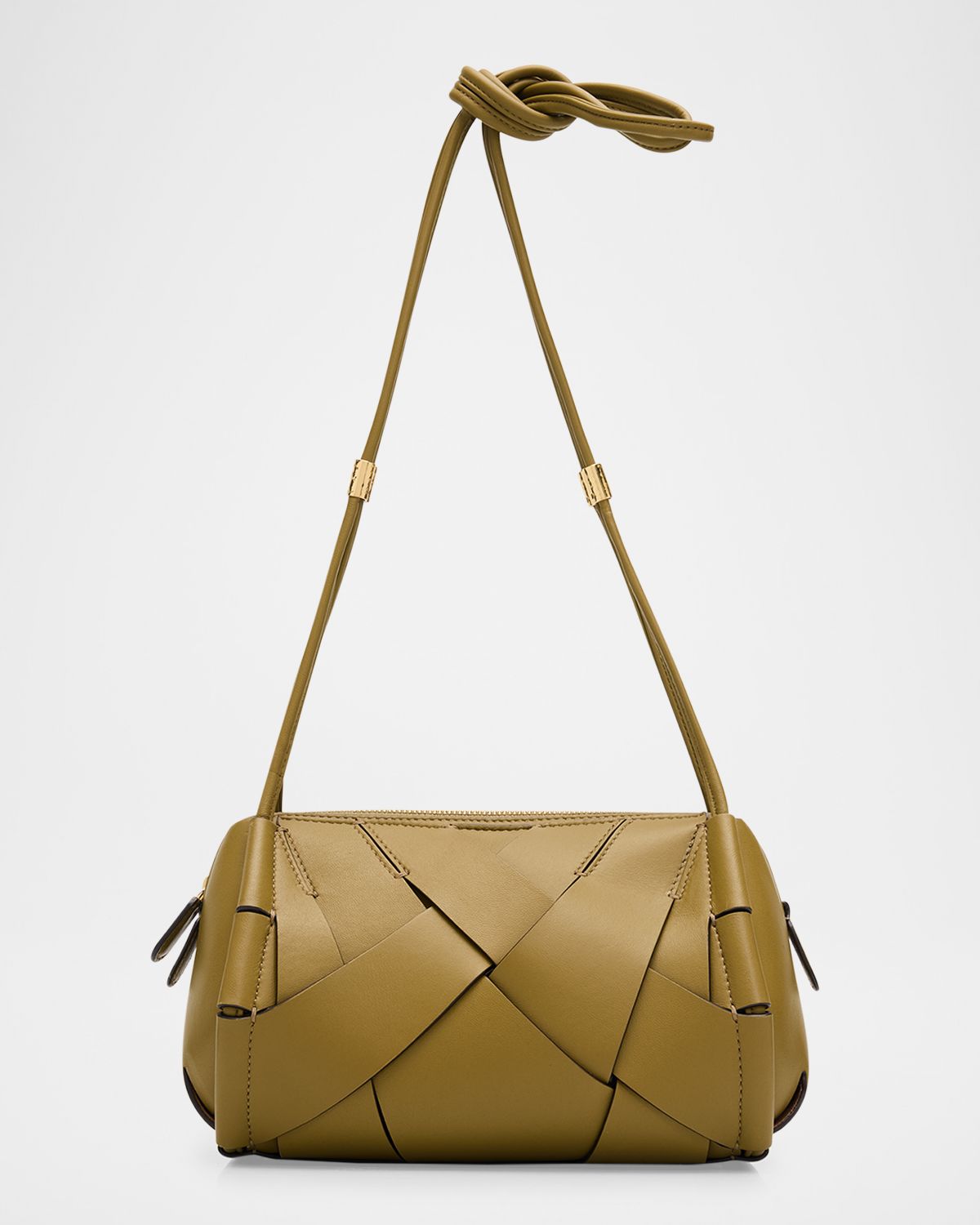 Ulla Johnson Charlotte Woven Leather Camera Bag