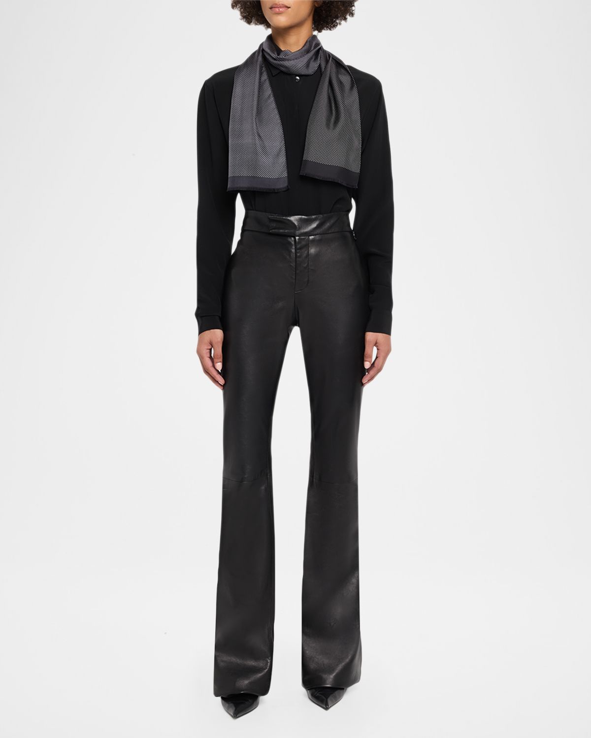 TOM FORD Micro Polka Dot Silk Scarf | Thumbnail 2 TOM FORD Micro Polka Dot Silk Scarf | Thumbnail 2