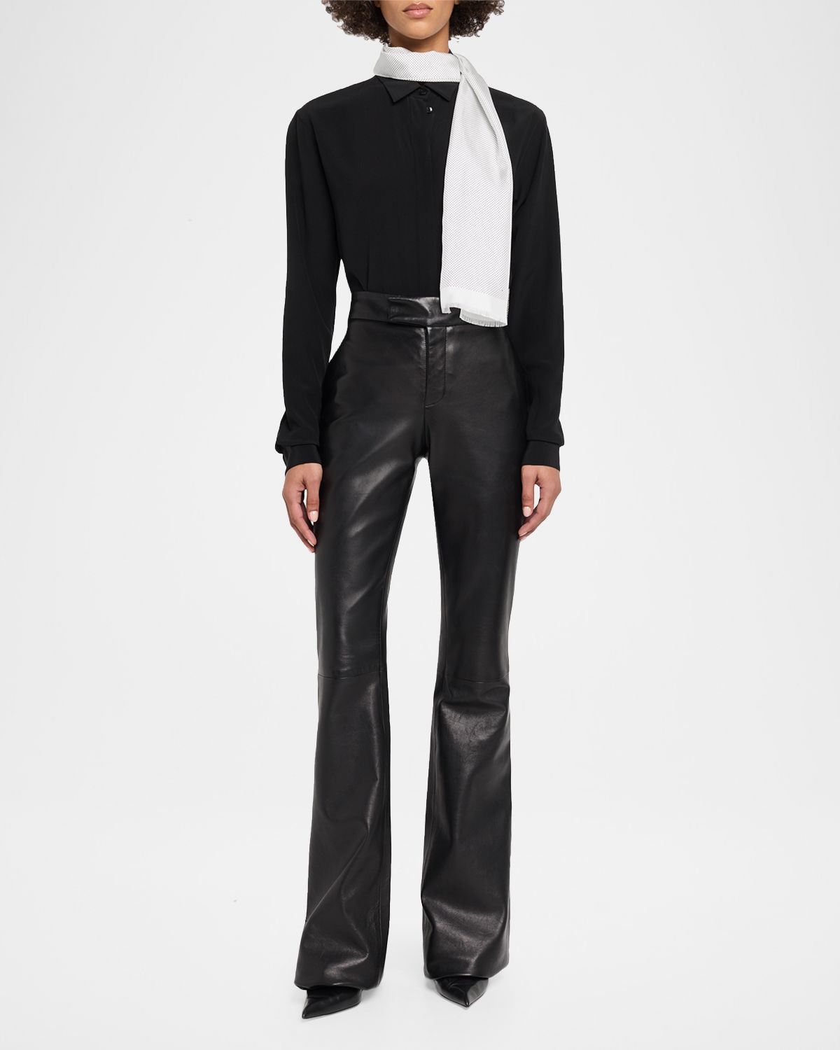 TOM FORD Micro Polka Dot Silk Scarf | Thumbnail 2 TOM FORD Micro Polka Dot Silk Scarf | Thumbnail 2