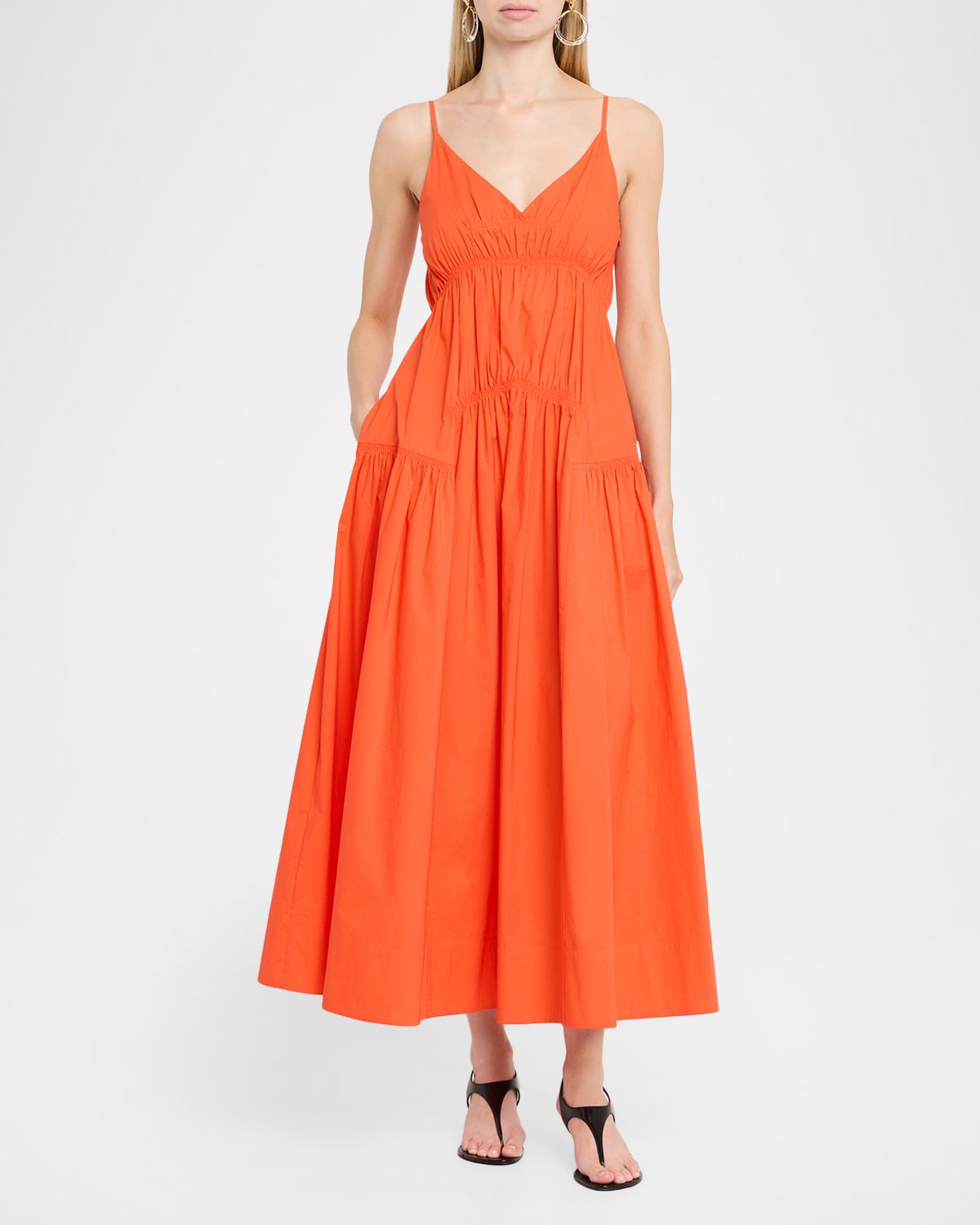Proenza Schouler Michelyn Poplin Maxi Dress | Thumbnail 5 Proenza Schouler Michelyn Poplin Maxi Dress | Thumbnail 5