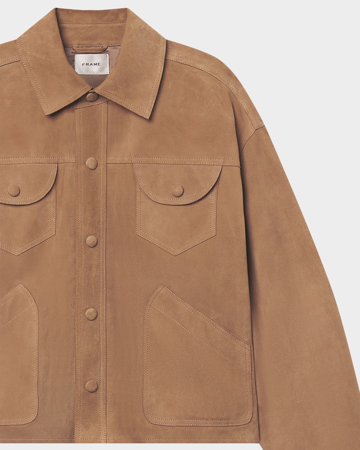 FRAME The Suede Utility Jacket | Thumbnail 8 FRAME The Suede Utility Jacket | Thumbnail 8