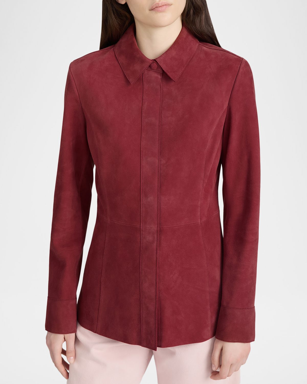 FRAME The Suede Shirt | Thumbnail 4 FRAME The Suede Shirt | Thumbnail 4