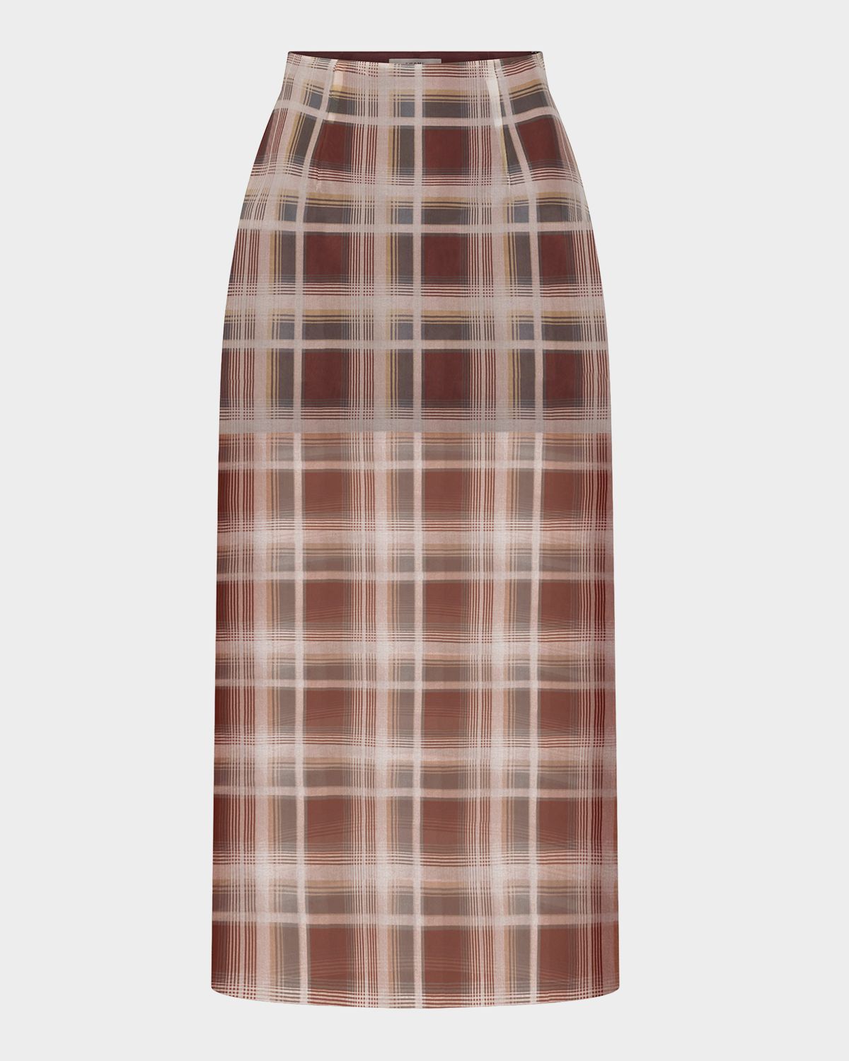 FRAME The Plaid Organza Skirt | Thumbnail 8 FRAME The Plaid Organza Skirt | Thumbnail 8