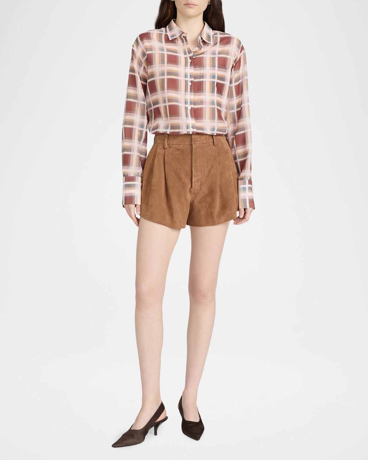FRAME The Suede Utility Shorts | Thumbnail 2 FRAME The Suede Utility Shorts | Thumbnail 2