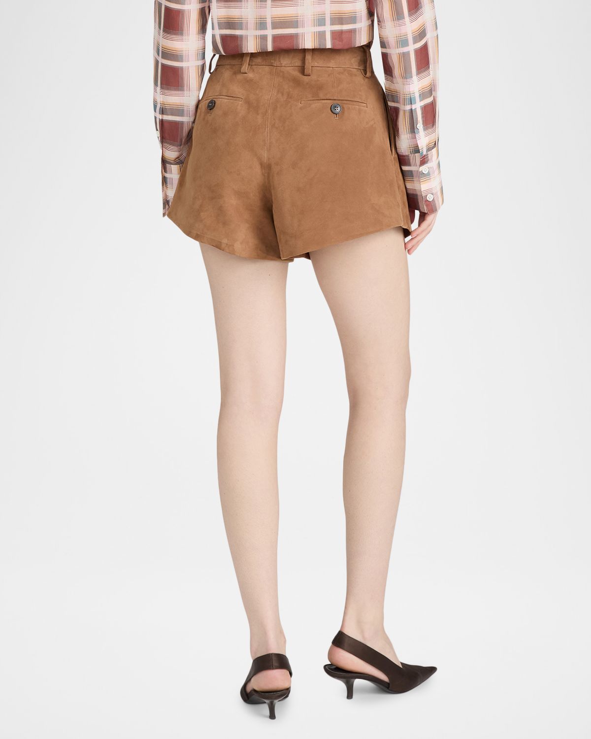 FRAME The Suede Utility Shorts | Thumbnail 3 FRAME The Suede Utility Shorts | Thumbnail 3